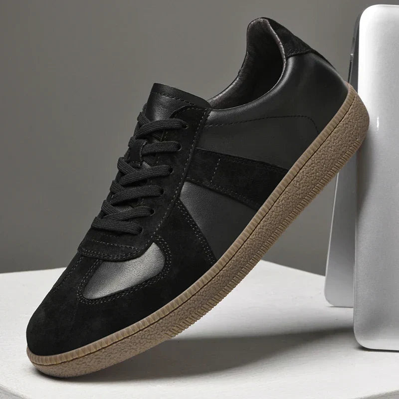 Men's Suede Sneakers with Durable Outsole