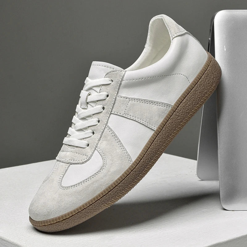Men's Suede Sneakers with Durable Outsole
