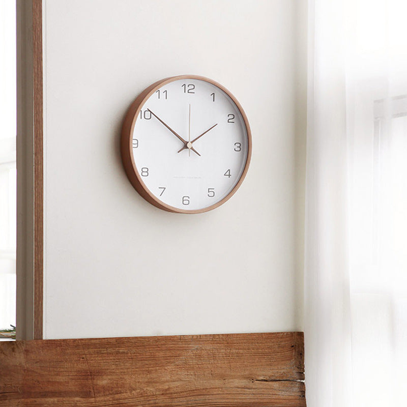 Reloj de Pared de Madera Escandinavo | 30 cm Diseño Minimalista