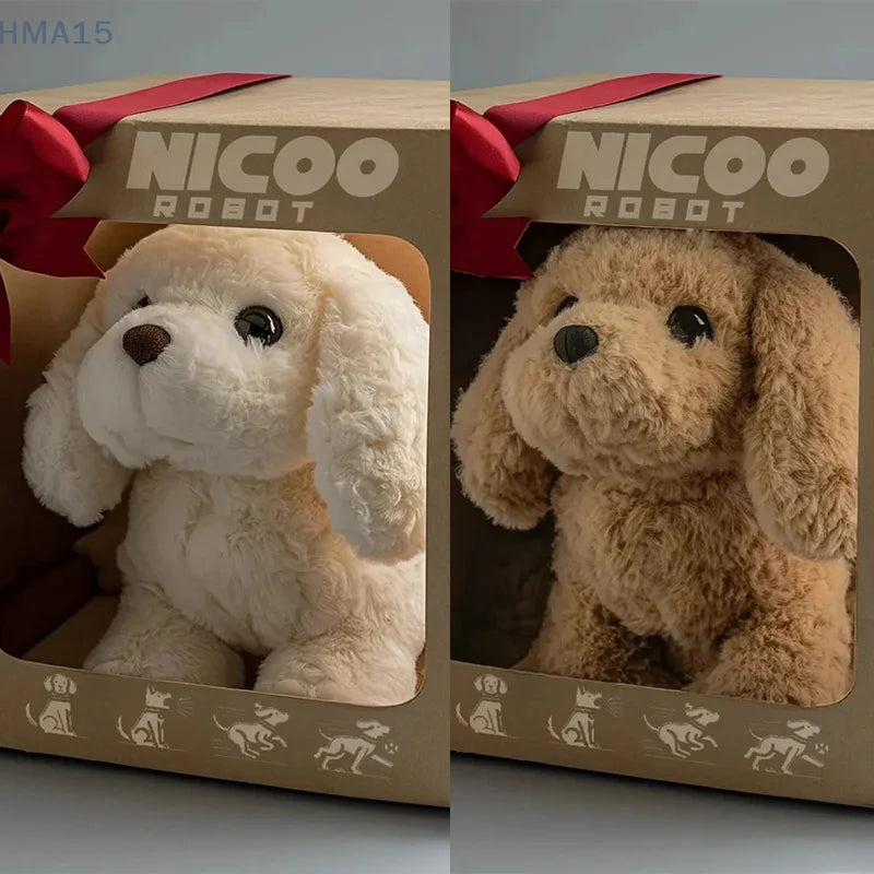 Robot AI Interactiv - Jucărie pentru Câine | Cățeluș Electronic Realist pentru Copii și Adulți