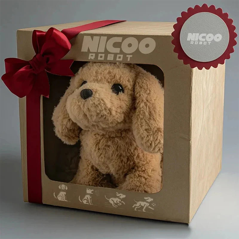 Robot AI Interactiv - Jucărie pentru Câine | Cățeluș Electronic Realist pentru Copii și Adulți