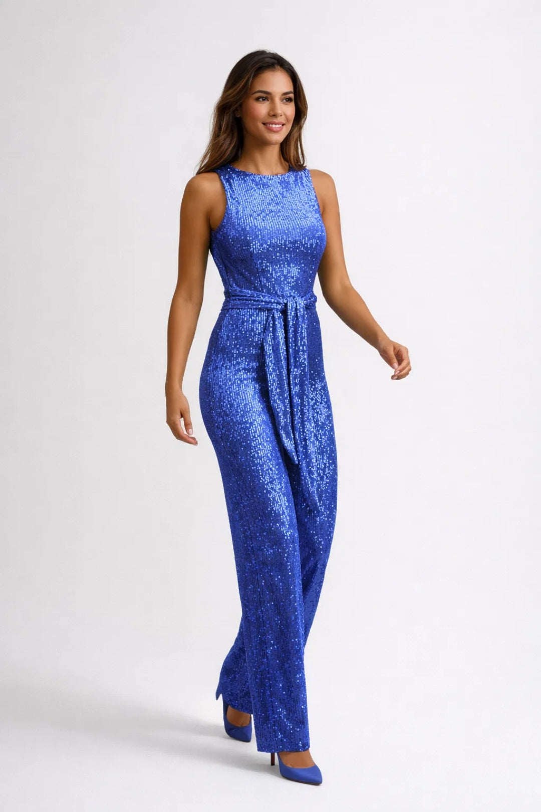 Combinaison élégante pour femme toute saison avec ceinture