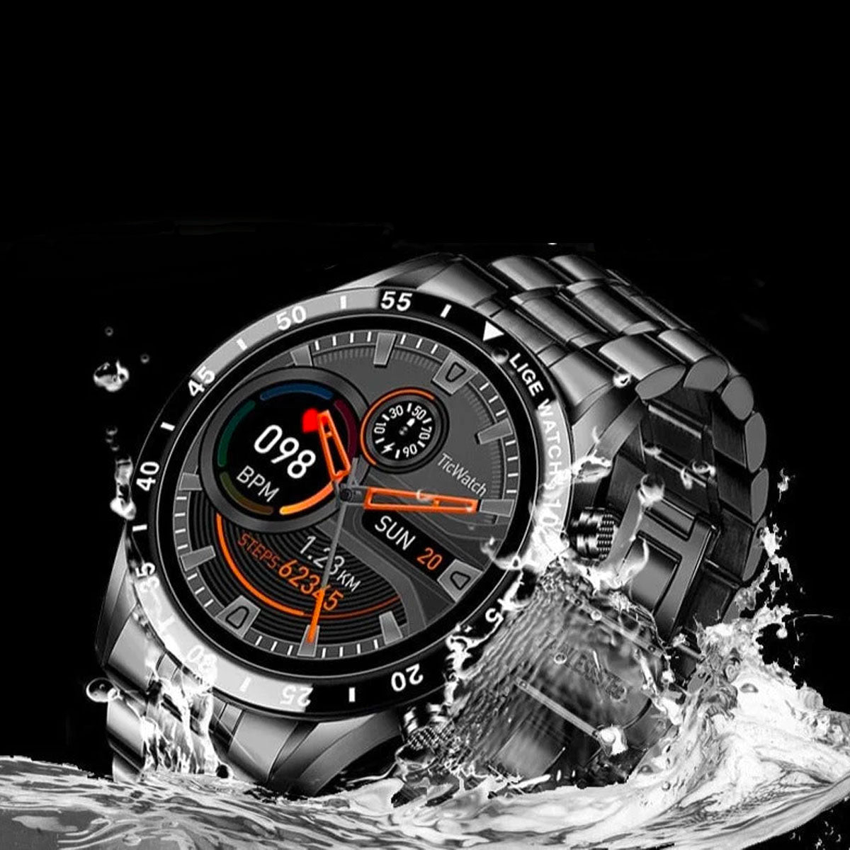 Luksusowy Męski Inteligentny Zegarek