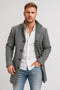 Cappotto Lungo Classico da Uomo con Bottoni | Stile Casual da Lavoro