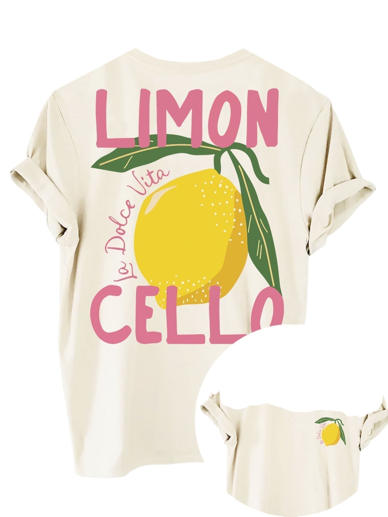 Dámská halenka s citronovými vzory | Lehká letní stylová košile