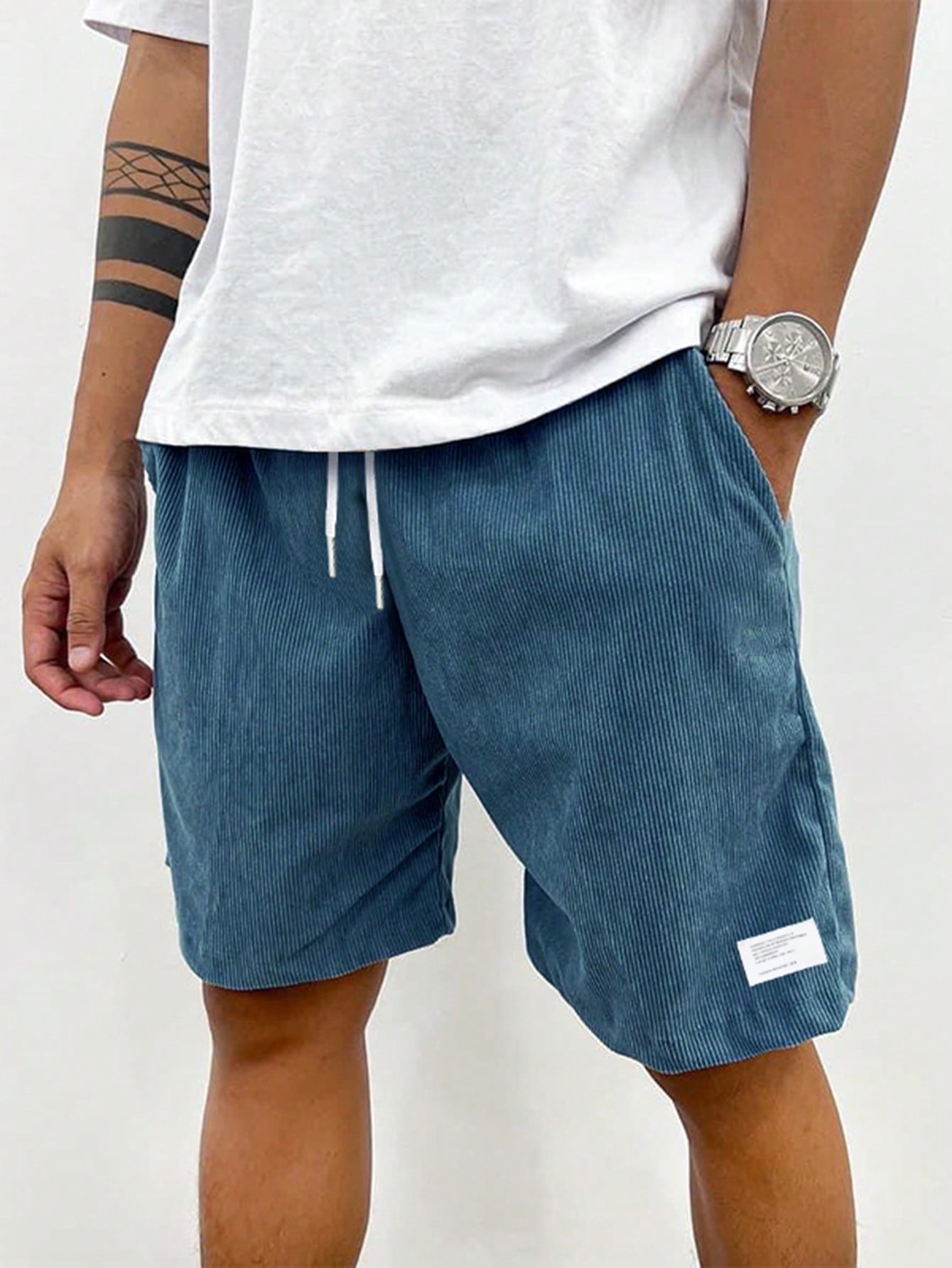 Shorts quotidiens pour hommes avec cordon de serrage