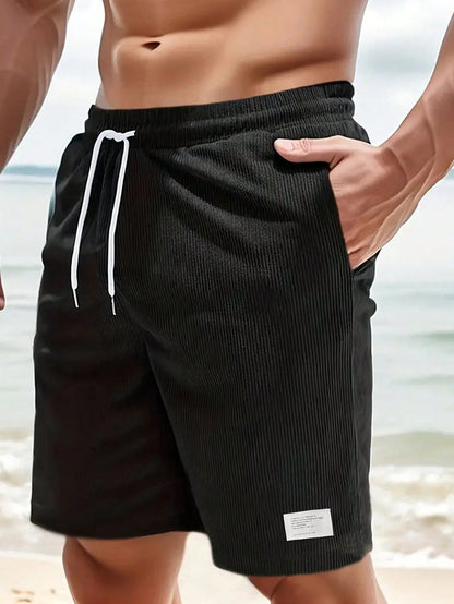 Shorts quotidiens pour hommes avec cordon de serrage