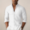 Chemise d'été décontractée pour homme avec boutons sur le devant
