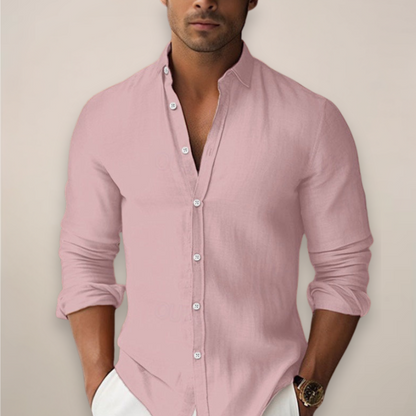 Chemise d'été décontractée pour homme avec boutons sur le devant