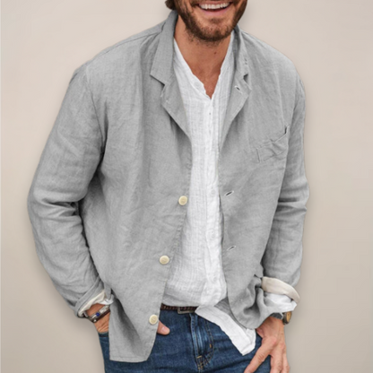 Giacca da uomo dal taglio rilassato | Stile casual estivo in lino