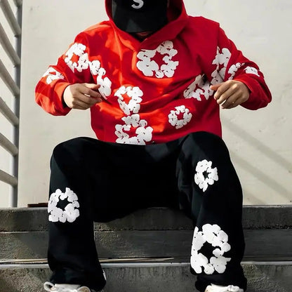 Ensemble de survêtement à imprimé floral unique