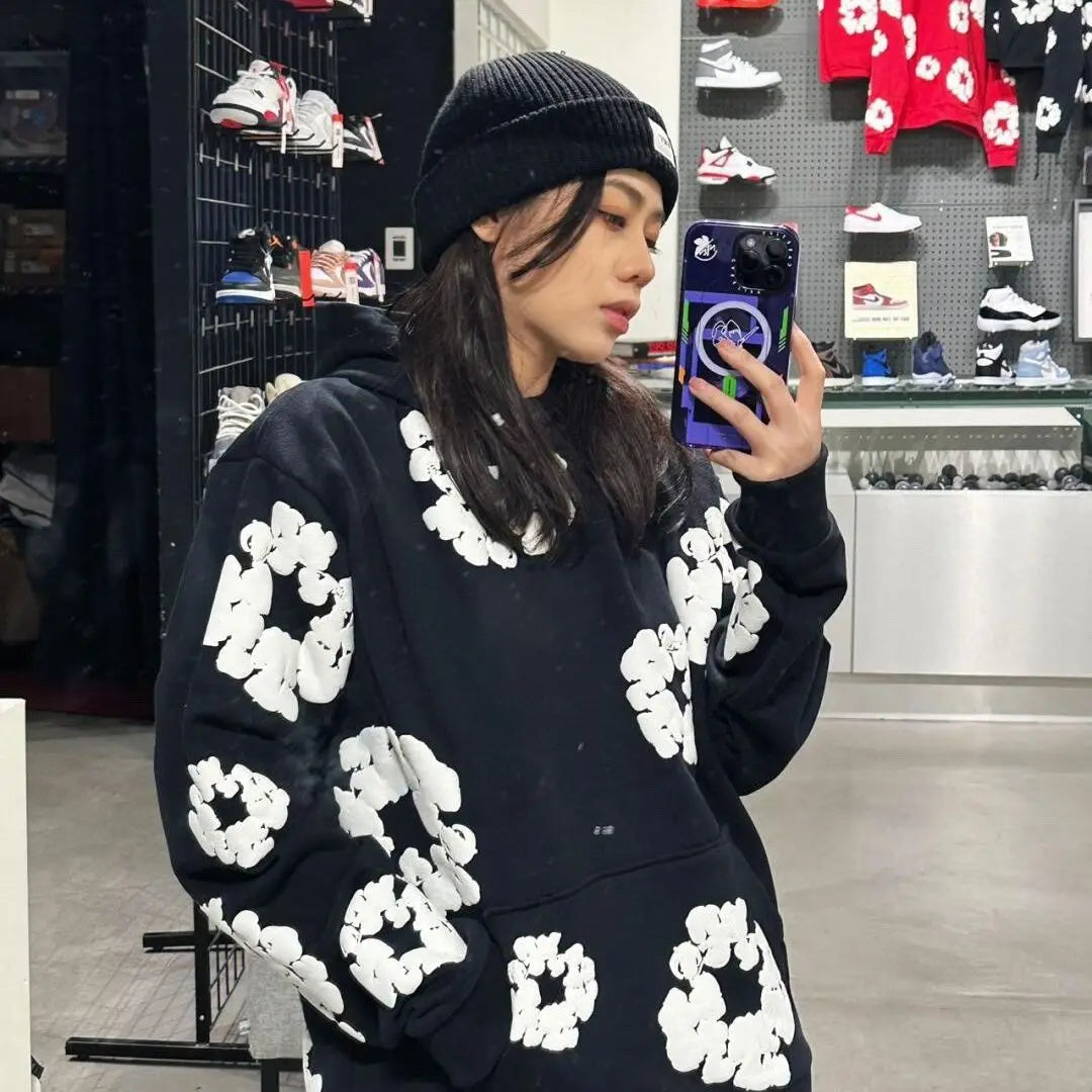 Ensemble de survêtement à imprimé floral unique