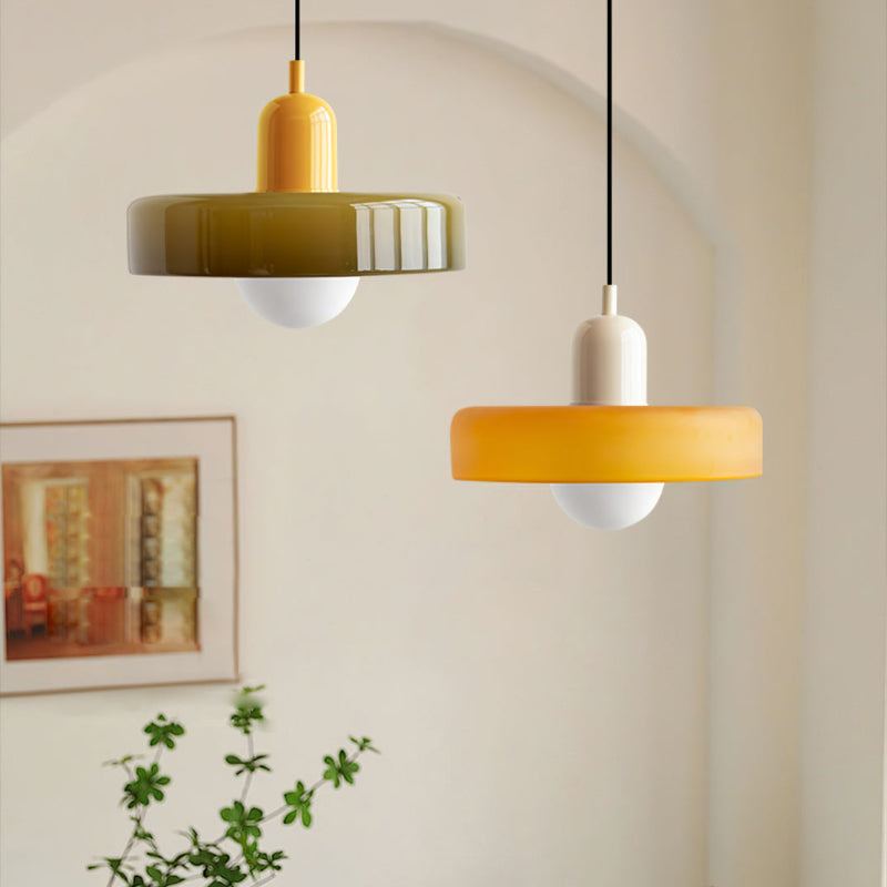 Miklon | Kolorowa lampa wisząca w stylu Bauhaus