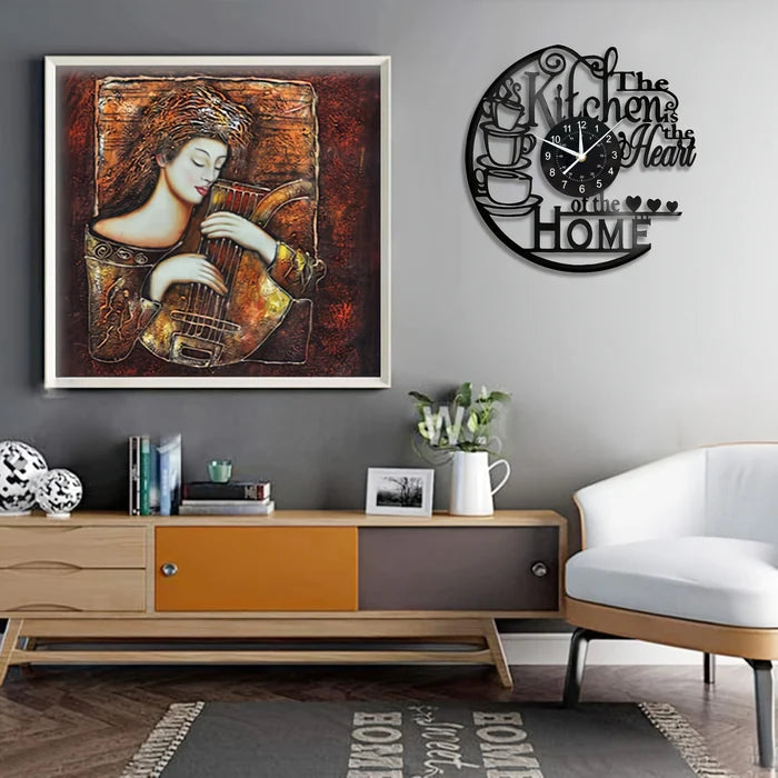 Reloj de Pared Grande Moderno | Mecanismo de Cuarzo Silencioso