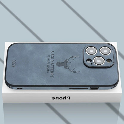 Etui Na IPhone'a W Stylu Skórzanym | Odporny Na Wstrząsy Smukła Ochrona