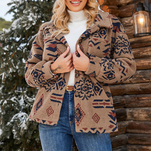 Women's Oversized Plush Jacket | Warm and Stylish