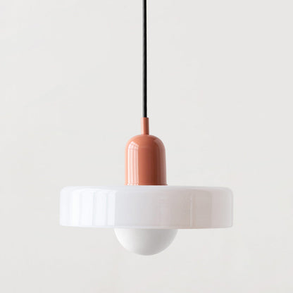 Miklon | Kolorowa lampa wisząca w stylu Bauhaus