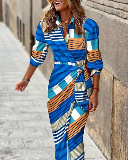 Robe d'été portefeuille pour femmes | Détails du col