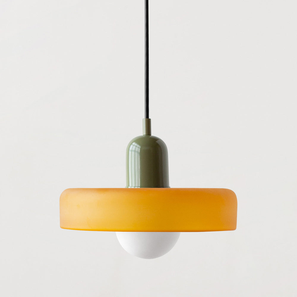 Miklon | Kolorowa lampa wisząca w stylu Bauhaus