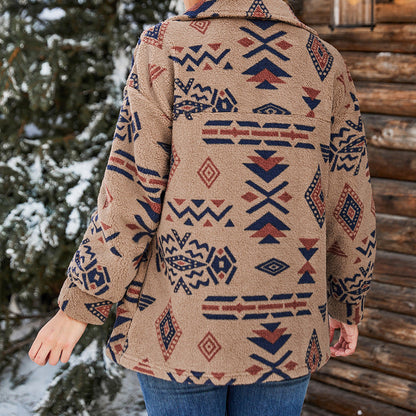 Women's Oversized Plush Jacket | Warm and Stylish