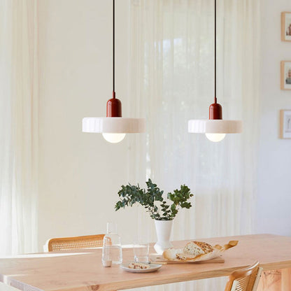 Miklon | Kolorowa lampa wisząca w stylu Bauhaus