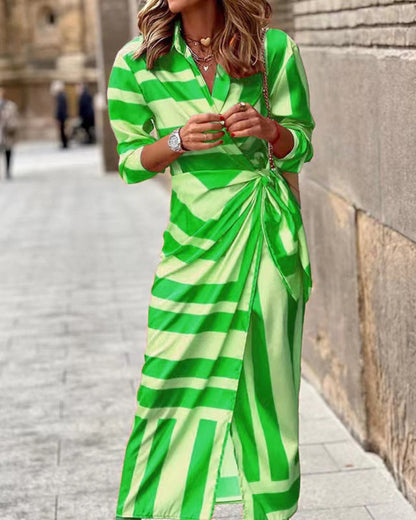 Robe d'été portefeuille pour femmes | Détails du col