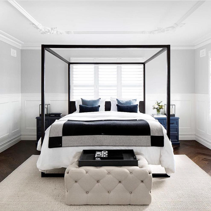 Manta de lujo de mezcla de lana y cachemira