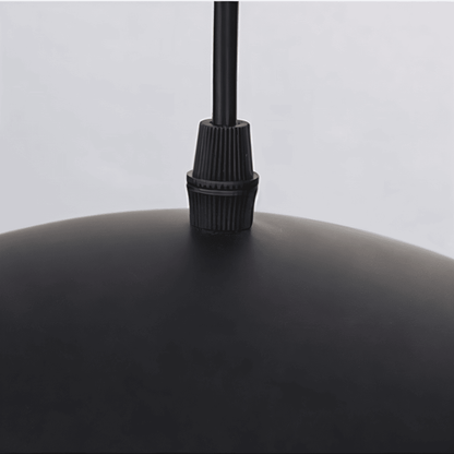 Apple Pendant Lamp | Black and White Solar-Inspired Light