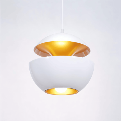 Apple Pendant Lamp | Black and White Solar-Inspired Light