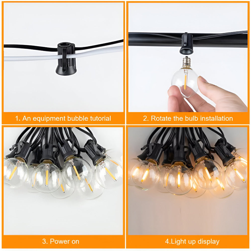 G40 Globe LED Outdoor String Light