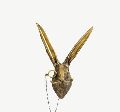 Gold Head | Multifunctional Wall Hook with Decorative Animal Head for Wall Storage