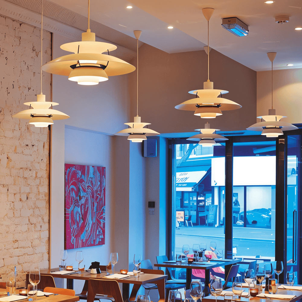 Classic and Modern Metal Ceiling Lamp for the Living Room or Kitchen