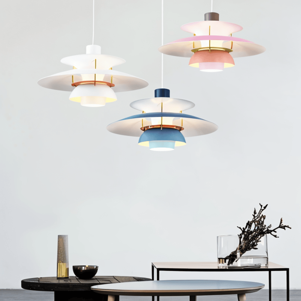 Classic and Modern Metal Ceiling Lamp for the Living Room or Kitchen