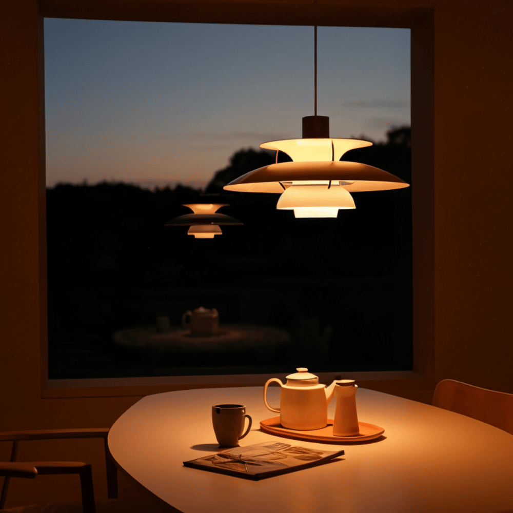 Classic and Modern Metal Ceiling Lamp for the Living Room or Kitchen