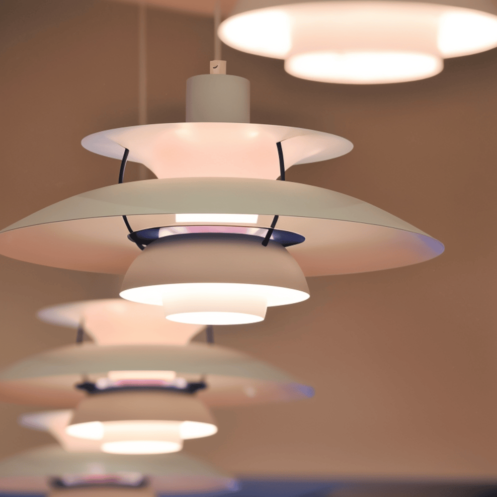 Classic and Modern Metal Ceiling Lamp for the Living Room or Kitchen