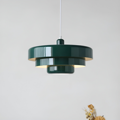 Orange Retro Ceiling Lamp