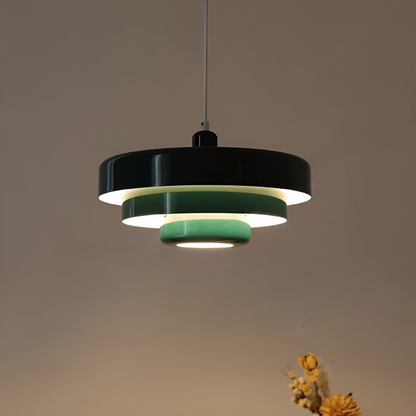 Orange Retro Ceiling Lamp