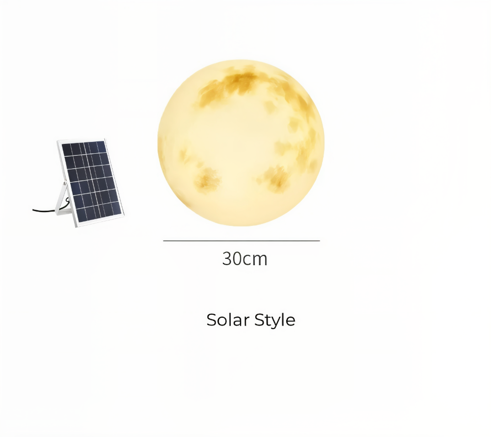Solar Moonlight for Garden | Outdoor Moon Lamp