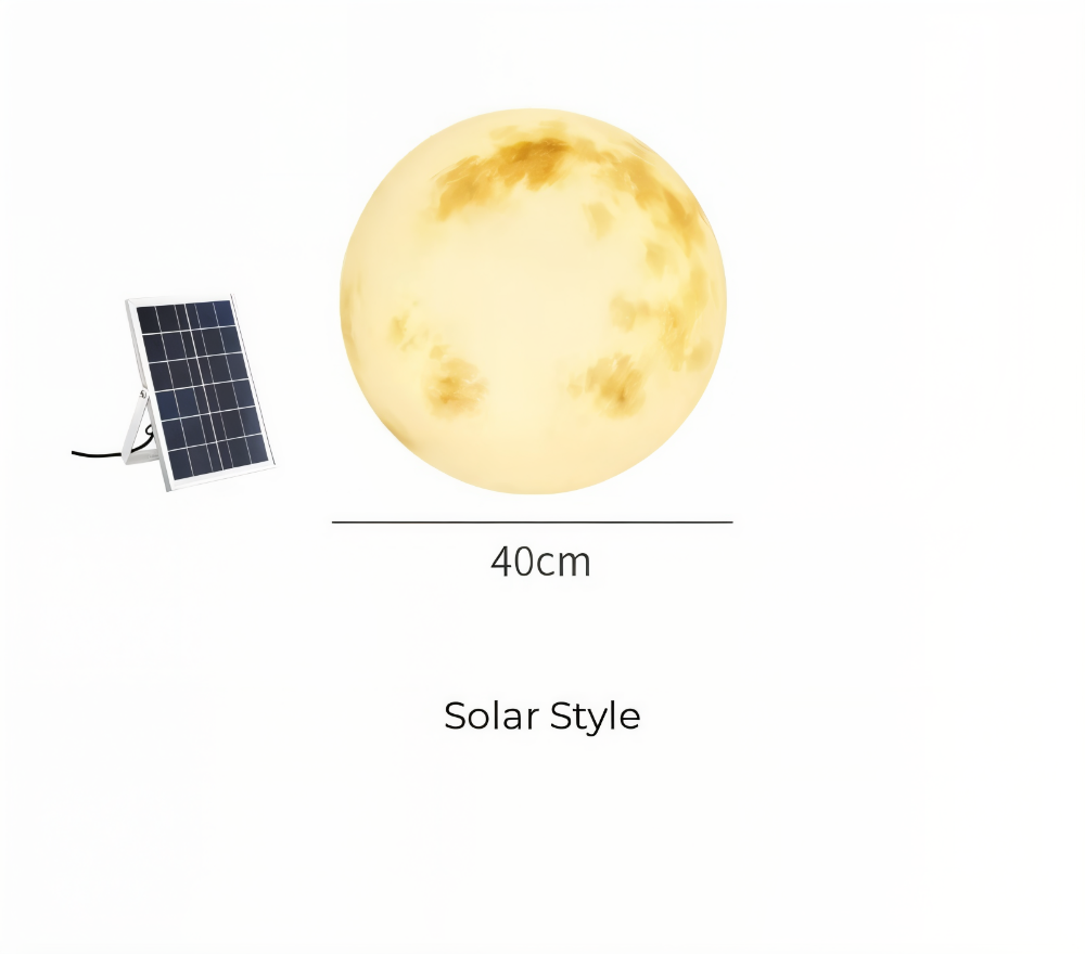 Solar Moonlight for Garden | Outdoor Moon Lamp