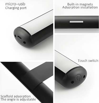 Magnetic LED Wall Lamp | 120° Rotatable Wireless Wall Light