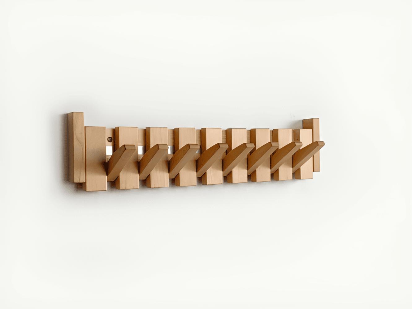 Handcrafted Driftwood Piano Wall Shelf with Magnetic Folding
