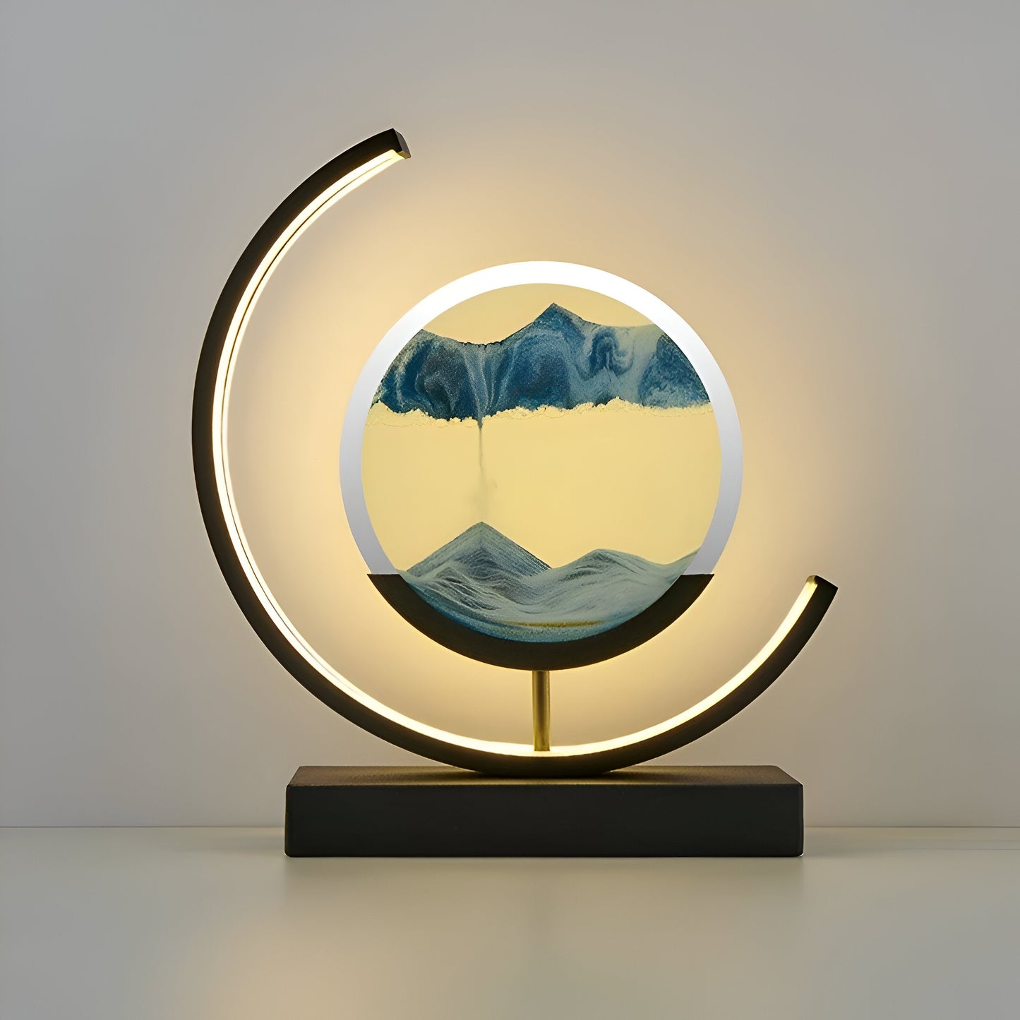 Artistic Lamp with Quicksand and Sand Glow