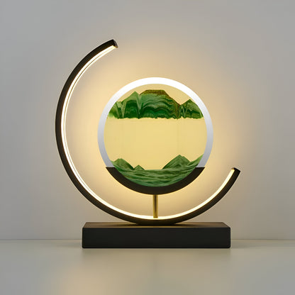 Artistic Lamp with Quicksand and Sand Glow