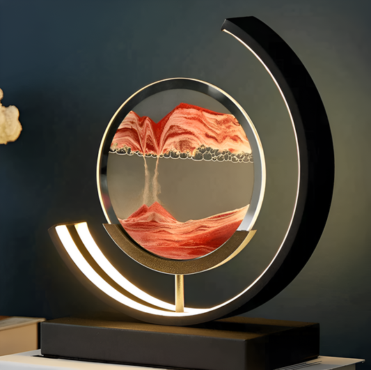 Artistic Lamp with Quicksand and Sand Glow