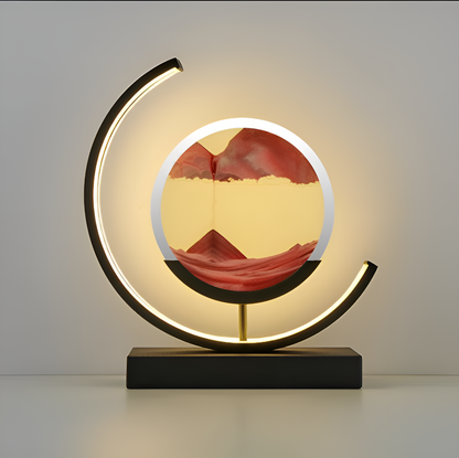 Artistic Lamp with Quicksand and Sand Glow
