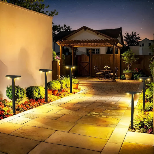 4-Pack Solar Path Lights