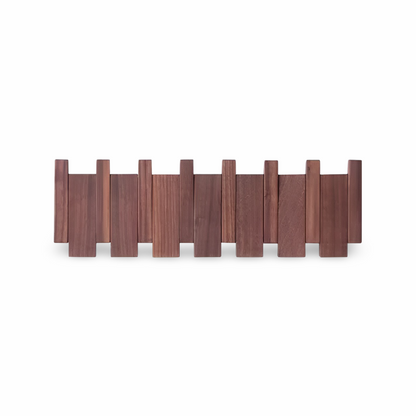 Handcrafted Driftwood Piano Wall Shelf with Magnetic Folding
