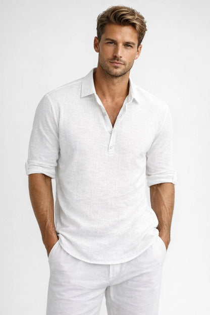Chemise masculine moderne confortable de printemps