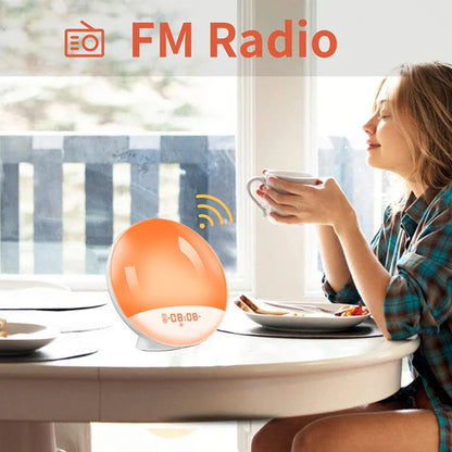 Piper | Naturalny Budzik Radiowy ze światłem Budzącym