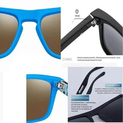 Okulary Przeciwsłoneczne Z Polaryzacją | Ochrona UV400 Lekka Oprawka